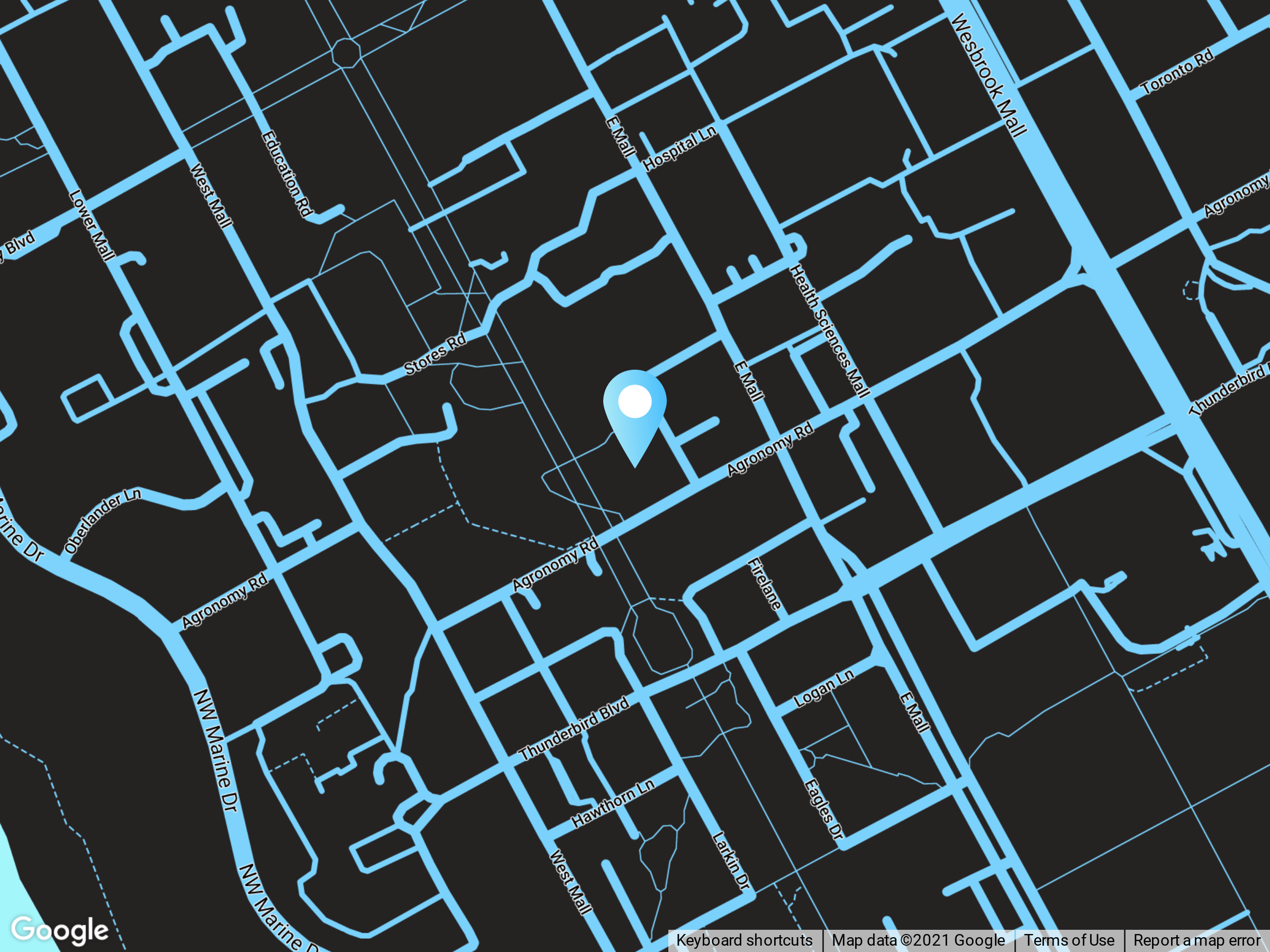 Map showing location of Daanaa's offices